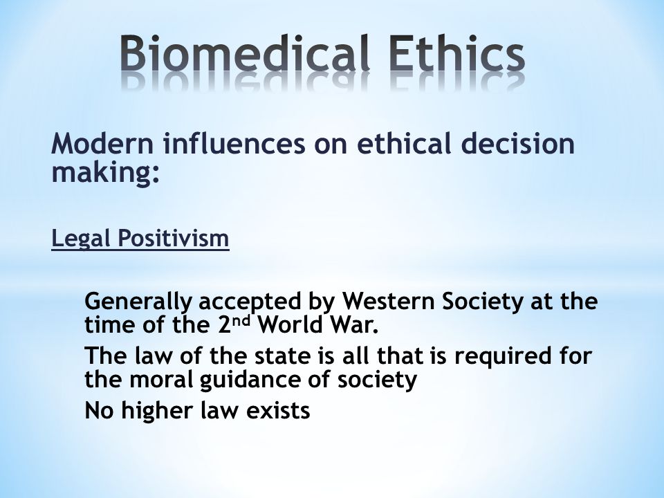 The Impact of Ethics on Decision Making